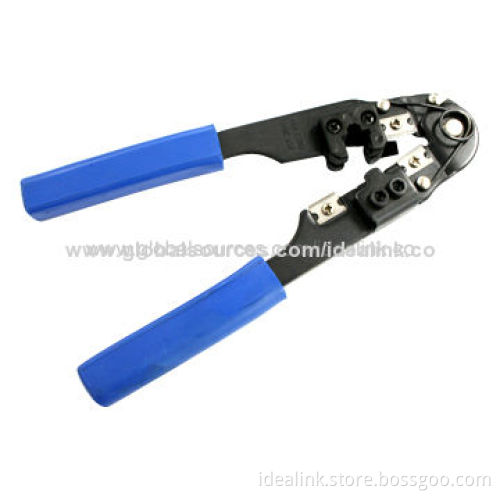 Crimping Tool for 8P8/6P6/4P4C, Easily Fits into Tool Pouches, CE/RoHS-marked